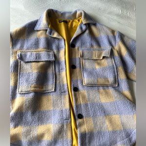 Shein fleece oversized plaid jacket! Perfect for fall and winter!
